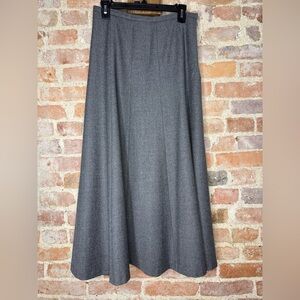 Talbots Classic Gray A-Line Skirt